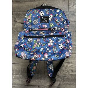 KOI Printed Medical Backpack Tokidoki Denim Daze‎